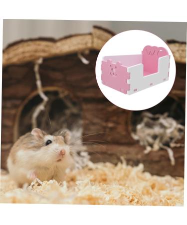 BESPORTBLE 1pc Hamster Toilet Guinea Pig Toilet Small Animal Bathtub Hamster Litter Toilet Pet Toilet Pink PVC 15x10cm Pink - Buy Online on GoSupps.com