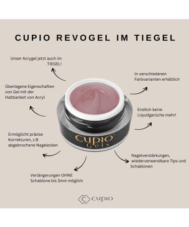 Cupio Cupio Master Sculpt Tiege RevoGel 30g Silk Pink Acrylic Gel Polygel UV Gel Acrylic Nails Poly Gel Acrylic Gel - Buy Online on GoSupps.com
