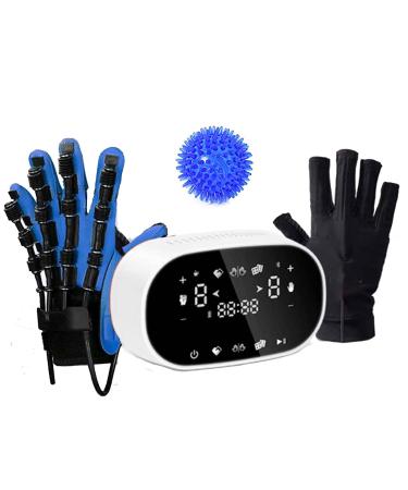 Rehabilitation Robot Glove Hemiplegia Finger Rehabilitation Trainer Electric Finger Hand Training Device Patients with Stroke Hemiplegia Physiotherapy Equipment for Manual Training RightHand-XL XL Righthand