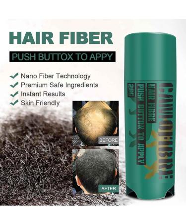 Camofibre Hair Building Fibers Premium Quality Fibre Hair Powder Spray Hair Fibres - Hair Loss Concealer for Men and Women - Bald Spots & Thinning Hair (Dark Brown) - Buy Online on GoSupps.com