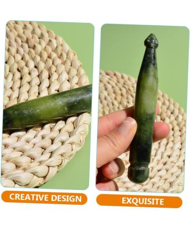 Minkissy 5pcs Jade Acupuncture Pen Set - Gua Sha Jade Scraping Plate & Acupressure Tool for Massage & Pain Relief - International Shipping Available - Buy Online on GoSupps.com