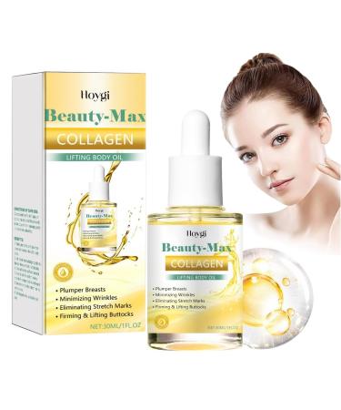 JASUBAI Beauty Body Oil for Women - Firming & Firming Collagen Oil - Skin Firming Oil for Loose Skin - Nourishing & Firming Bust Oil