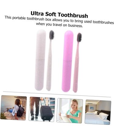 ULTECHNOVO Toothbrush Set for Adults - 2pcs Manual Cleaning Brushes in Assorted Colors - Eco-Friendly PP Material - Buy Online on GoSupps.com