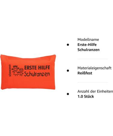 Buy S hngen First Aid School Satchel - Orange | Junior Emergency Set for School & Sports Bags - Buy Online on GoSupps.com