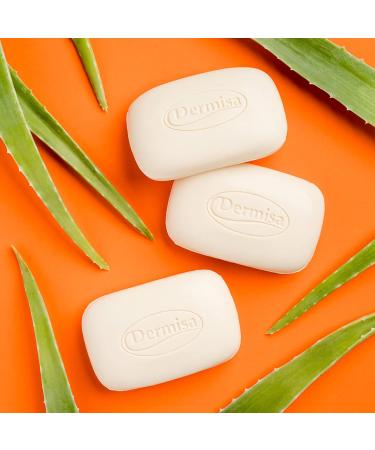 Dermisa Sulfur Bar with Aloe Vera for Oily Acne-Prone Skin - 3 oz (Pack of 3) - Buy Online on GoSupps.com