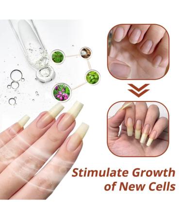 7 Days Nail Growth Serum - Nail Strengthener Repair Essence for Stronger Nails - Nail Strengthening Treatment (2PC) - Buy Online on GoSupps.com
