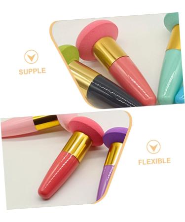 VINTORKY Beauty Egg Brush Pen Sponges Makeup Blender Makeup Sponge Blending Sponges Foundation Sponge Brush Make up Sponges for Face Makeup Tools Foundation Powder Puff Sponge - Buy Online on GoSupps.com