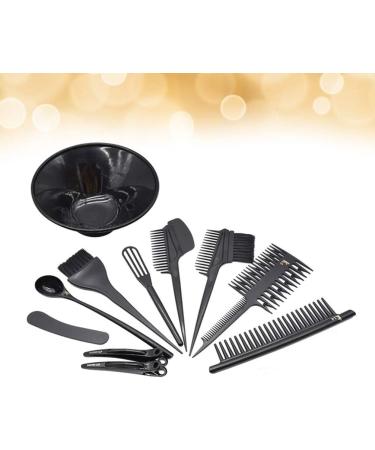 Beaupretty Hair Color Brush and Bowl Hair Clip Comb for DIY Salon Dorm Home Hair Dryers Bleaching Kit Hair Dye Tools Disposable 1 Set - Buy Online on GoSupps.com