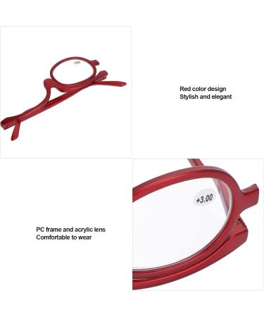 Jiawu Magnifying Makeup Glasses for Women - Flip Up Eye Makeup Tool (+3.00) | Essential Magnifying Glasses for Flawless Makeup Application - Buy Online on GoSupps.com