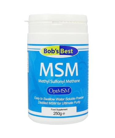 MSM Powder Ultra Pure OptiMSM Sulphur Supplement for Joints Skin Hair & Nails - 250 Grams