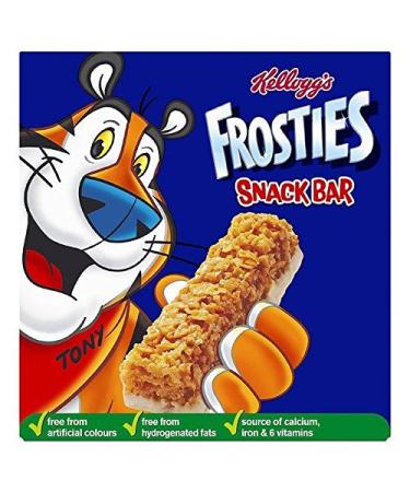 KELLOGG'S Frosties Cereal Kellogg Dairy Bars 6 X 27G - Pack of 2