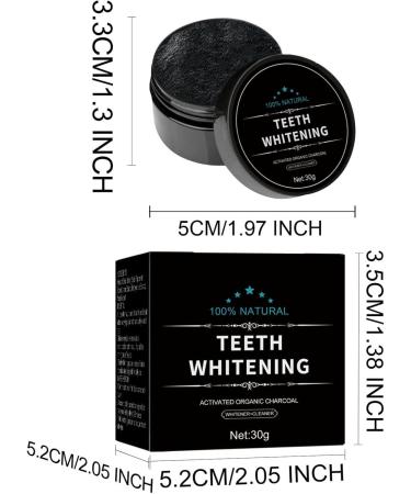 Natural Charcoal Tooth Elevator Powder for Whitening & Cleaning | 2 Pieces - Activated Carbon Tooth Care - Buy Online on GoSupps.com
