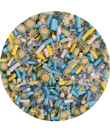 NIANTU11 100g Mixed Rhinestone Fruit Slices Polymer Hot Clay Sprinkles for Crafts DIY Tiny Cute Plastic klei Accessories Nail Arts Gift (Color : 8)