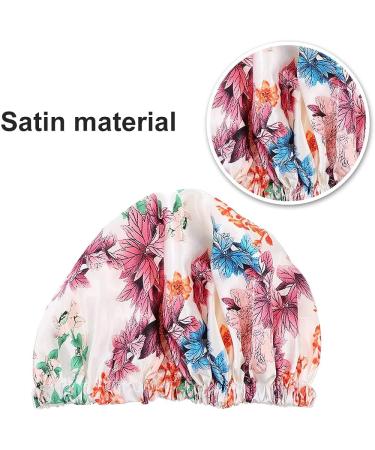 Adjustable Satin Sleeping Cap for Girls & Women - Reusable Night Sleep Hat for Long & Short Hair - Buy Online on GoSupps.com