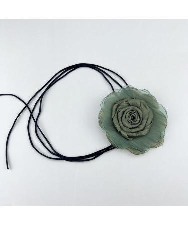 SOUTHJIELING Vintage Floral Choker Necklace - Chic Gothic Flower Neckband in Purple for Trendy Fashion - Buy Online on GoSupps.com