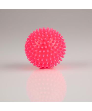 Sport-Tec Hedgehog Massage Ball - Soft Reflexology Self-Massage Tool 9 cm Neon Pink - Buy Online on GoSupps.com