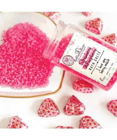 Bella & Bear Strawberry & Raspberry Bath Salts 17.6oz | Detox Foot Soak with Fruity Scent - Buy Online on GoSupps.com