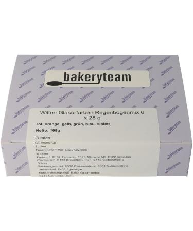 Wilton Icing Colour Gel Paste Rainbow Colours Set with Red No Taste - 6 x 28g pots - Buy Online on GoSupps.com
