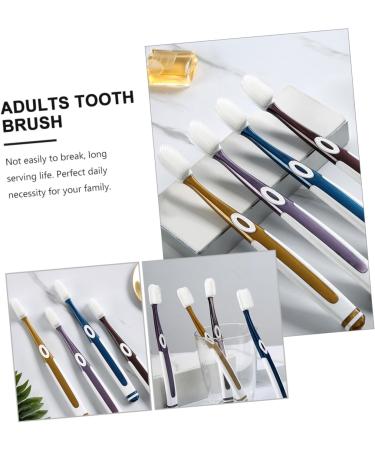 Buy Healvian Nano Toothbrush - Soft Silicone Family Manual Toothbrush for Adults & Toddlers - Charcoal Pebbles for Effective Cleaning - Buy Online on GoSupps.com