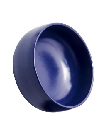 Stainless Steel Shaving Bowl with Lid | Durable Blue Razor Cup for Wet Shaving | Unbreakable Shaving Cup for Cream and Soap - Buy Online on GoSupps.com