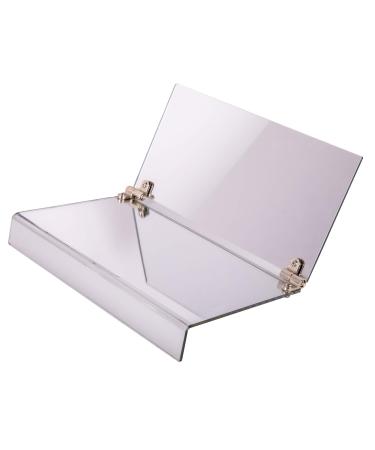 EARTHLITE Adjustable Face Down Mirror - Supports Vitrectomy  Retinal Detachment & Macular Hole Recovery  Silver  Standard