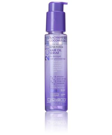 Giovanni 2chic Ultra Repair Super Potion Hair Oil Serum Blackberry and Coconut Milk 2.75 oz. (Pack of 12)