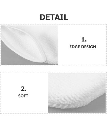 MAGICLULU Moufles Exfoliants Visage en Coton Doux Blanc 1 Paire pour Nettoyage Profond limination S bum et Impuret s Adapt s Peau Sensible Usage Maison et Spa Soin Visage - Buy Online on GoSupps.com