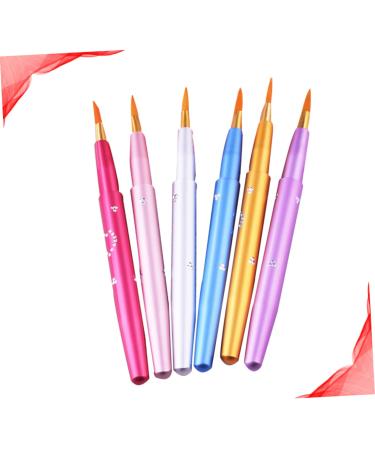 12 Pcs Retractable Lipstick Brush Set - Portable Makeup Lip Brush Applicator for Flawless Lip Color | Minkissy - Buy Online on GoSupps.com