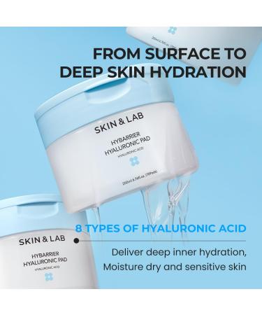  SKIN&LAB Hybarrier Hyaluronic Pad Deep Hydration & Cooling Stretchable Pads for Dryness & Inner Skin Tightness 70 Pads - Buy Online on GoSupps.com