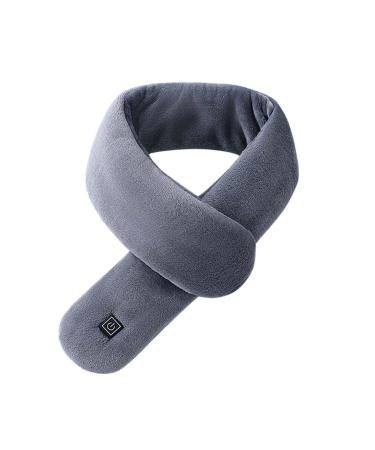 Electrically heated scarf for women Warm neck heating pillows with neck pain neck bundle heating neck warmer wirelessly portable gray unit size