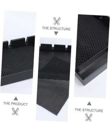 FRCOLOR Professional Hair Clipper Hair Clipper Holder with Mat Clipper Storage Rack Hair Clipper Rack Home Barber Accessories Electric Trimmer Storage Container Organizer Non-Slip 39.2x22.5cm Black - Buy Online on GoSupps.com
