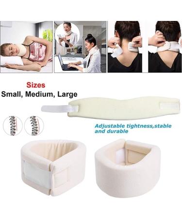 JLASDR Adjustable Neck Support - Soft Foam Neck Protection for Pain Relief & Spine Support | International Shipping Available - Buy Online on GoSupps.com