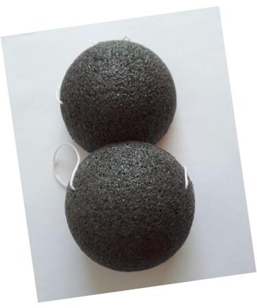 Beatifufu Cleaning Sponges Face Exfoliating Loofah Sponges Facial Clean Sponge Deep Pore Cleansing Sponge Exfoliating Sponges Body Bath Sponge Makeup Sponge Bamboo Charcoal Round - Buy Online on GoSupps.com
