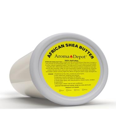 Organic Raw African Shea Butter 32 oz Ivory Grade A - 100% Pure Unrefined Moisturizer for Dry Skin - Ideal for Body, Hair & Face - 2 lb - Buy Online on GoSupps.com