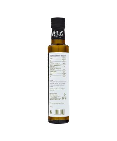 Pellas Nature Extra Virgin Olive Oil with Rosemary - Award-Winning Cold Pressed Greek Olive Oil 250ml Glass Bottle No Additives - Buy Online on GoSupps.com