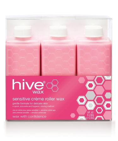 Hive Options Sensitive Cream Wax Roller Depilatory Wax Cartridges 80g - Pack of 6 - Buy Online on GoSupps.com