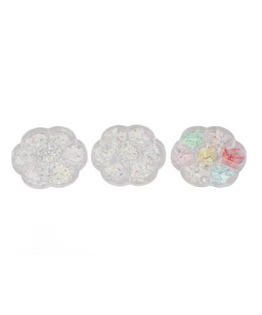 3 Boxes 3D Nail Art Rhinestones Mixed Style Nail Art Decoration DIY Resin Nail Stud Creative Nail Art Charm Shell Flower Ornament for DIY Design Manicure Supplies - Buy Online on GoSupps.com