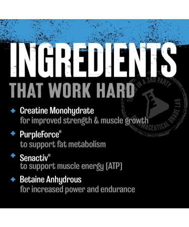 Animal Supercharged Creatine Powder with Betaine Anhydrous - Fruit Punch Flavor - Buy Online on GoSupps.com