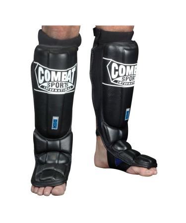 Combat Sports Gel Shock Pro Style Grappling Shin Guards Large