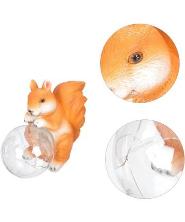 1pc Decorative Lights para Mesa De Lantern Decor Nativity Ornaments Solar Animal Lamp Garden Light Decoration Solar LED Animal Scene Lamp Ornament Resin Light (Orange) - Buy Online on GoSupps.com
