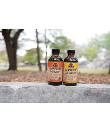 Okay Extra Dark Black Jamaican Castor Oil with Tea Tree Oil 4oz - Hair Care Essential - Buy Online on GoSupps.com