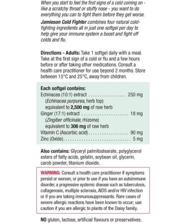 Jamieson Cold Fighter 30 Softgels - Buy Online on GoSupps.com