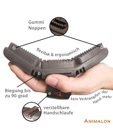 Animalon Careeflex Striegel | Flexible & Ergonomic Rubber Straps for Horses | Premium Horse Accessories & Cleaning Tools - Buy Online on GoSupps.com