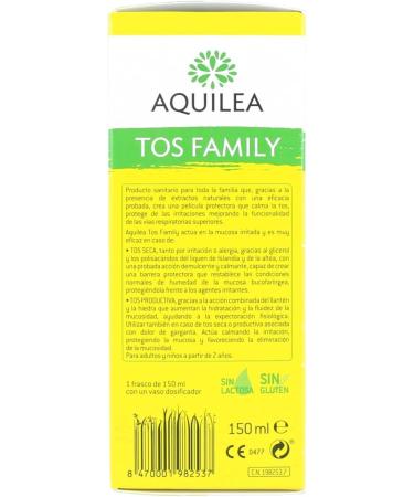 Aquilea Yarrow Cough Family 150 ml - Buy Online on GoSupps.com