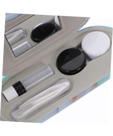 Solustrie Double-Lodged Glasses Case - Multi-Purpose Lens & Contact Holder for Travel | Stylish Sunglasses Decor & Invisible Tool Storage - Buy Online on GoSupps.com