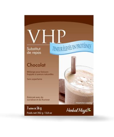 Herbal Magic VHP Chocolate Meal Replacement and Weight Loss Shakes Satisfies Hunger 23g Protein Vitamins and Minerals Aspartame-Free Thick and Creamy 7 x 56 Grams - Buy Online on GoSupps.com