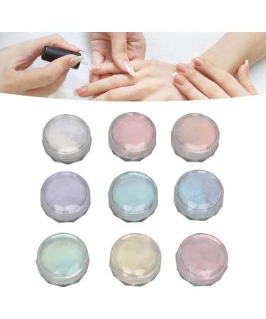 Mirror Effect Manicure Powder Double Ended 9 Colors Nail Art Glitter Powder Individual Boxed Applicator for Nail Salon - Buy Online on GoSupps.com