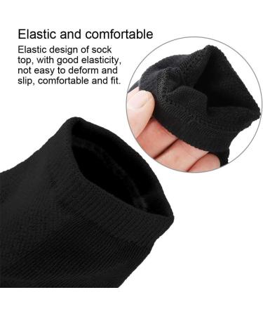 Foot Care Heel Cushion - Gel Protection Socks for Heel Spur & Plantar Fasciitis | Heel Gel Pillows for Men & Women (Black) - Buy Online on GoSupps.com