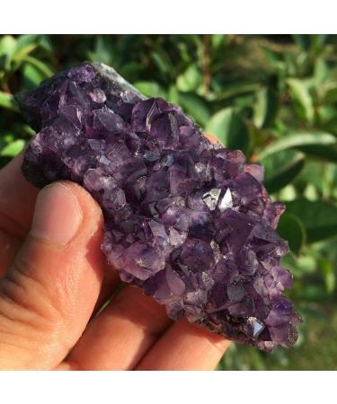 Natural Crystal Rough Natural Amethyst Quartz Crystal Cluster Specimen Healing 110-120g - Buy Online on GoSupps.com