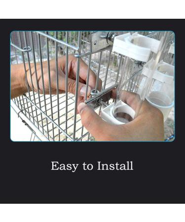 Bird Drinker Waterer Parrot - Automatic Drinking Device for Parakeet, Cockatiel, Conure, Lovebird, African Grey, Macaw - Medium Size - Buy Online on GoSupps.com